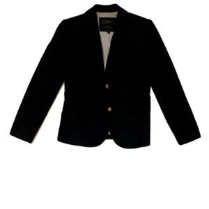 Women’s J. Crew Schoolboy Blazer, Size 0P, Black